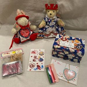 Muffy Vanderbear Queen of Hearts and Bunny Knave Set NWT